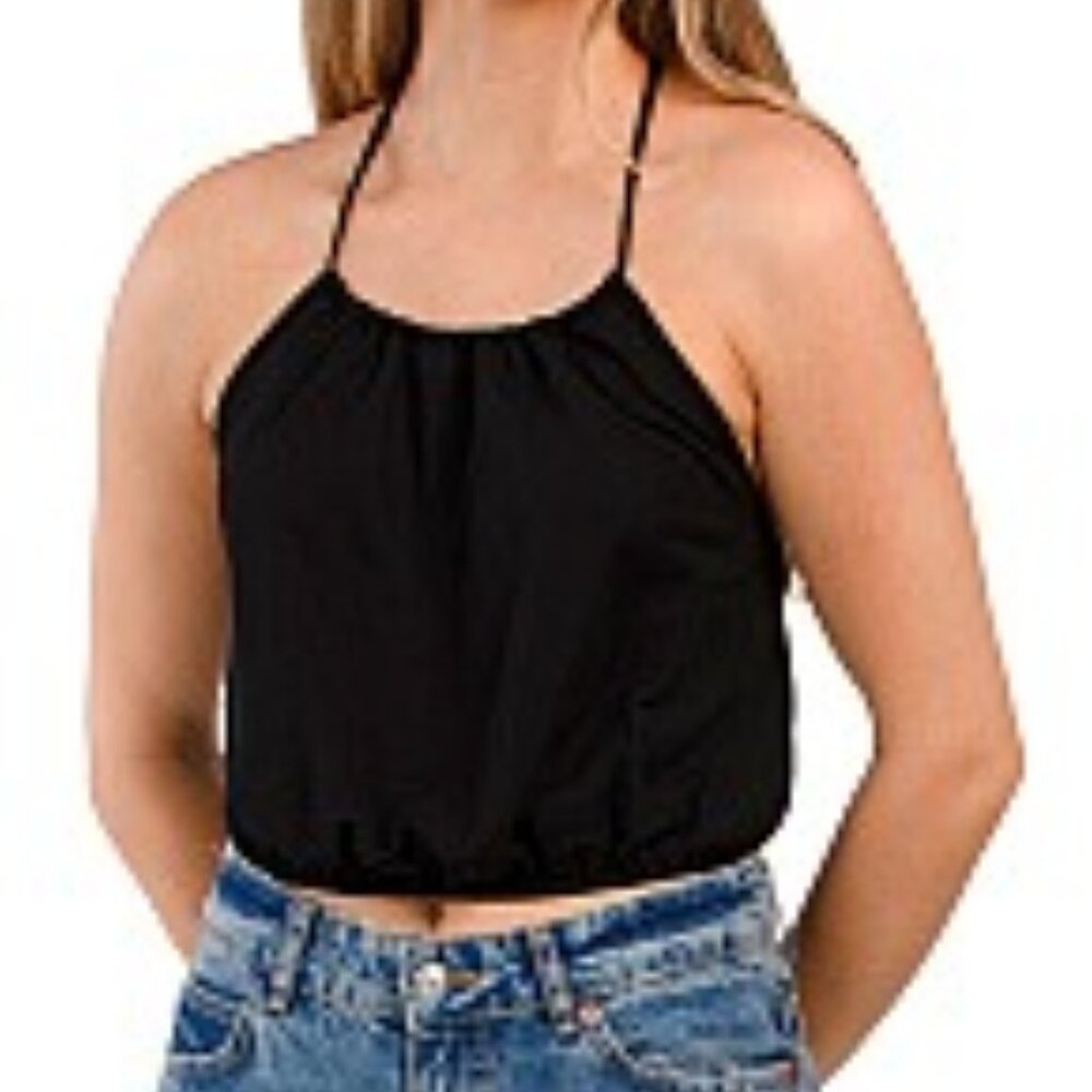 ZARA Crop Halter Top